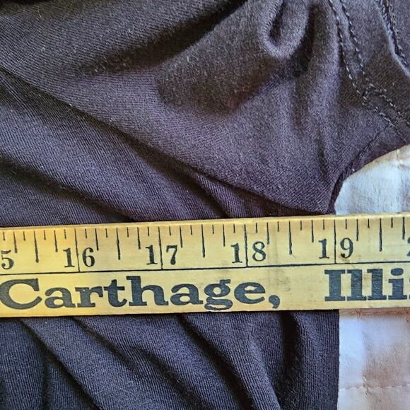 EUC SO BLACK PERFECTLY SOFT OFF SHOULDER ELASTIC SWING STYLE SHORT DRESS SIZE L - Picture 12 of 15